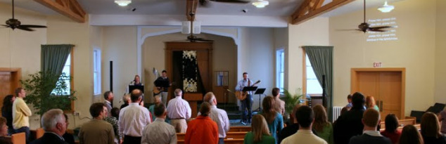 crowd in worship